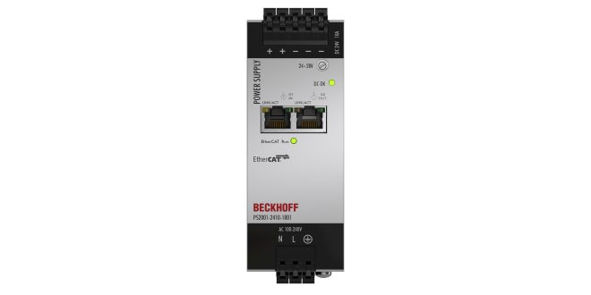 PS2001-2410-1001 | Power supply PS2000; with EtherCAT, output: 24 V DC, 10 A; input: AC 100…240 V/DC 110…150 V, 1-phase